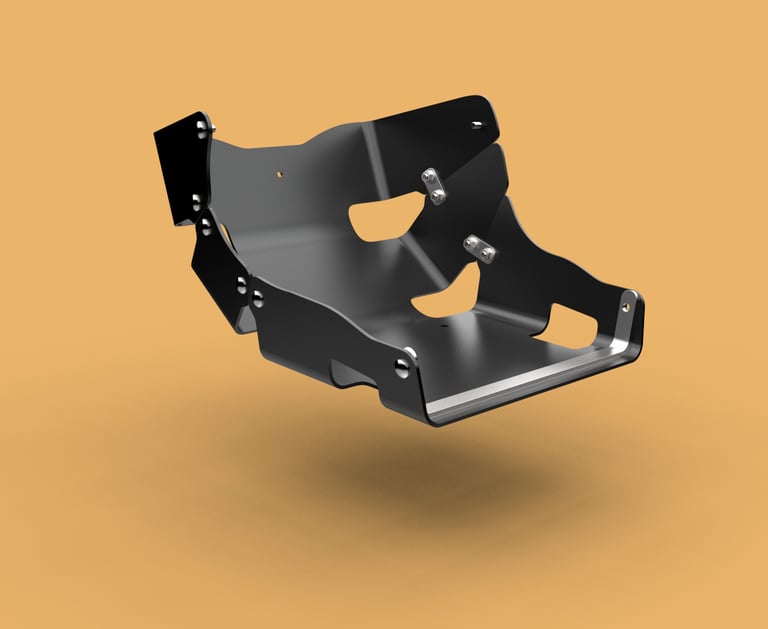 transalp 600 bashplate design