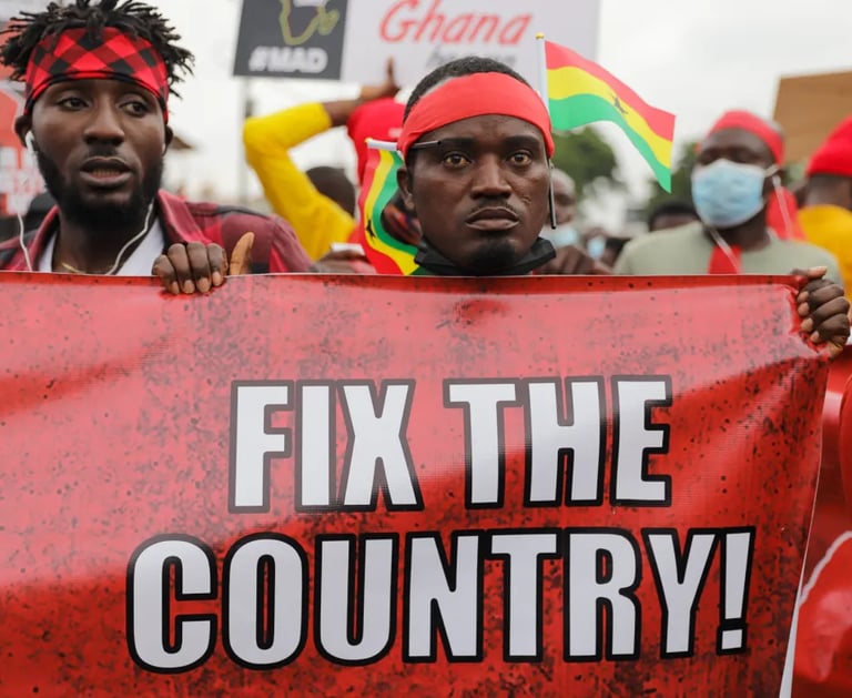 Ghana's fix the county protest
