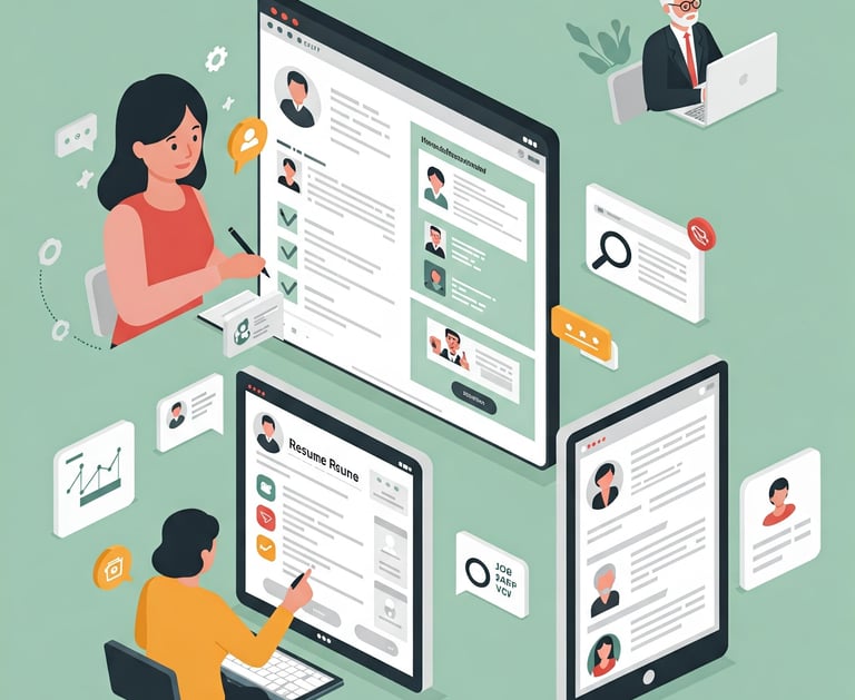 resume builder and job support