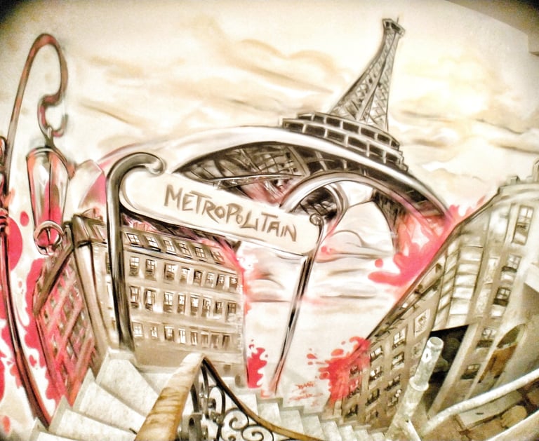 Barth Le Sablier graffiti Paris