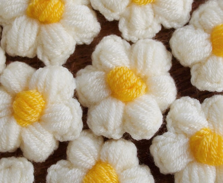 Tutorial flor puff crochet