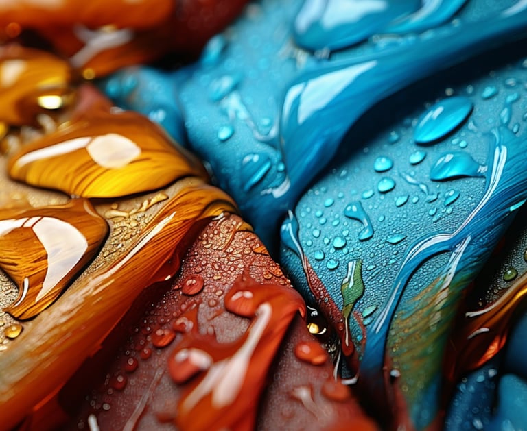 Wallpaper - a close up of a colorful painted picture of a painting