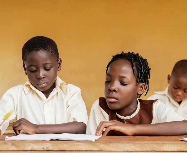 Children learning together