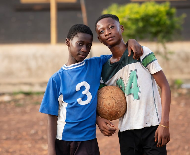 Football players children