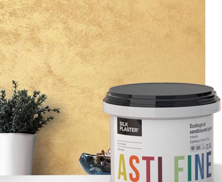 Dekoratyviniai dažai silkplaster perlamutrinis smėlis