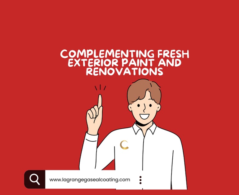Complementing Fresh Exterior Paint and Renovations in LaGrange, GA