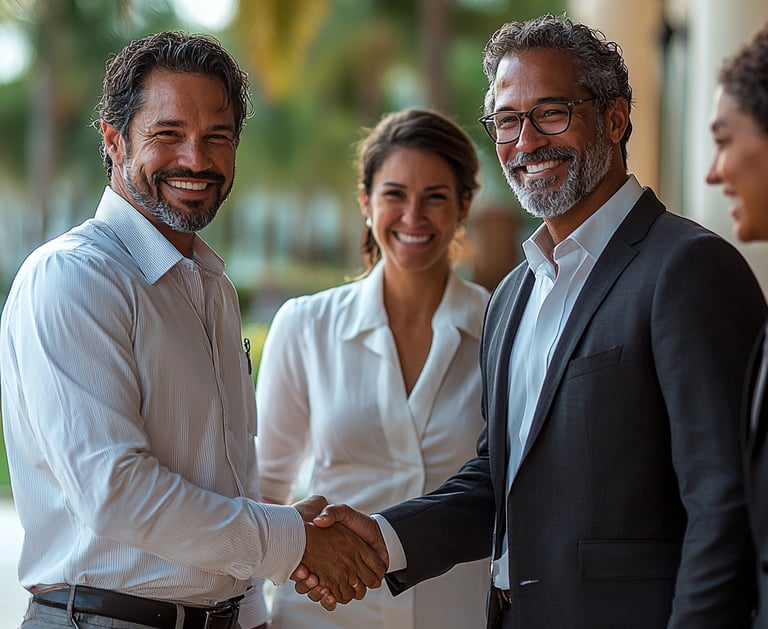 Groupe d'investisseurs et de consultants spécialisés en immobilier hôtelier et résidences de tourisme en Guadeloupe concluant
