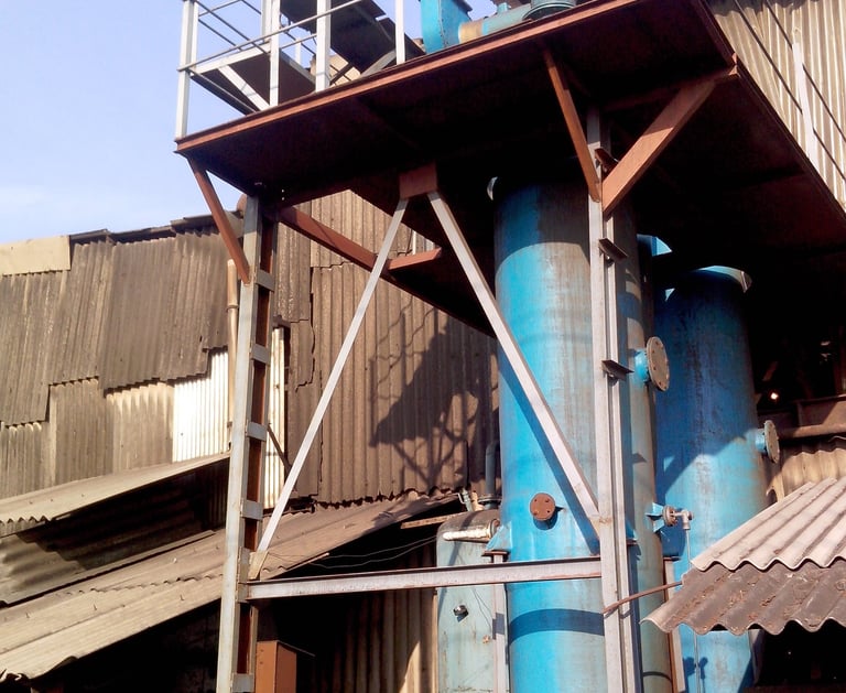 Triethylamine (TEA) gas scrubbing system for Cold box sand core making process 