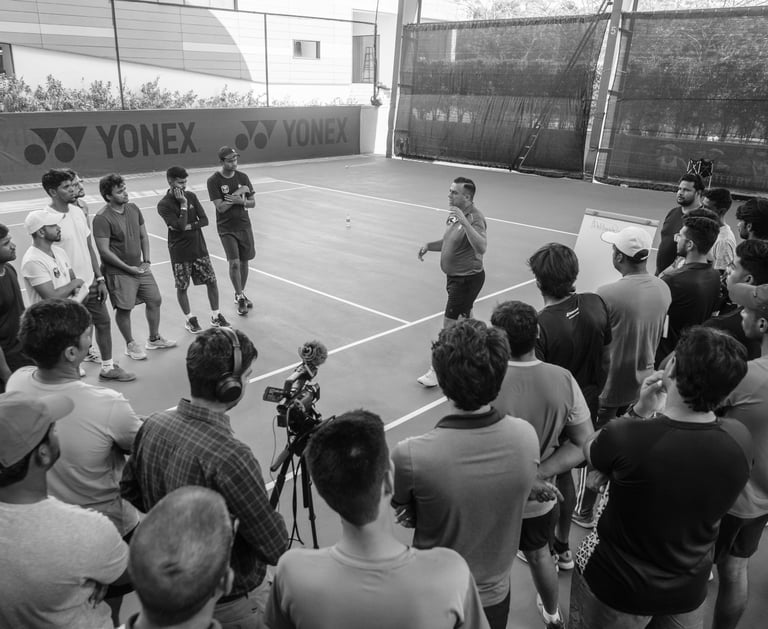Cesar Performance Coach at GPTCA seminar where he is training coaches