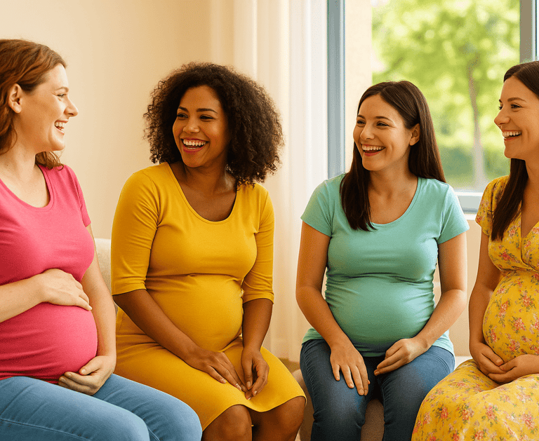 Schwangere Frauen-Freude-Hypnobirthing-Kurse-Martina-Hofer-Innsbruck