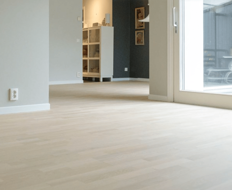 a living room with a large open floor plan