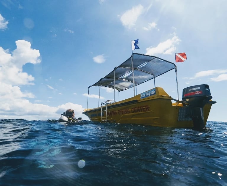 Polhena Diving Center Boat