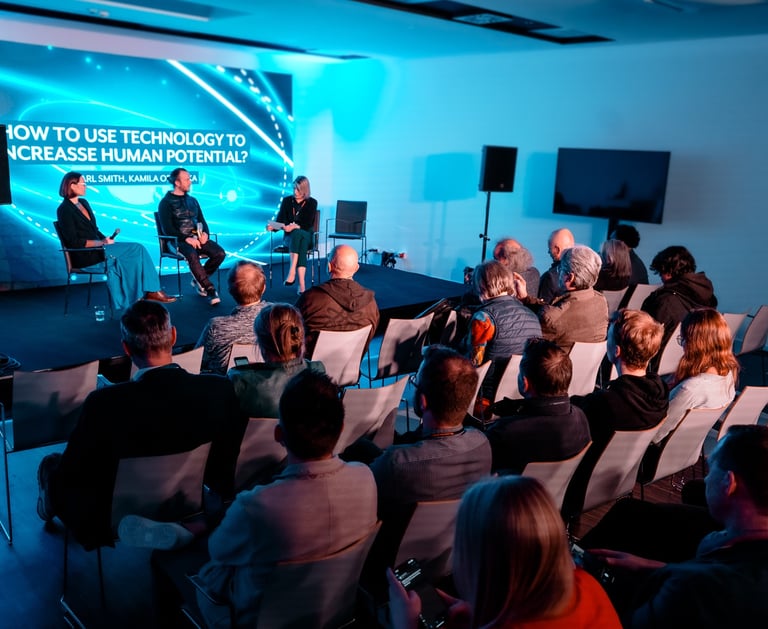 Mila Orlińska na konferencji