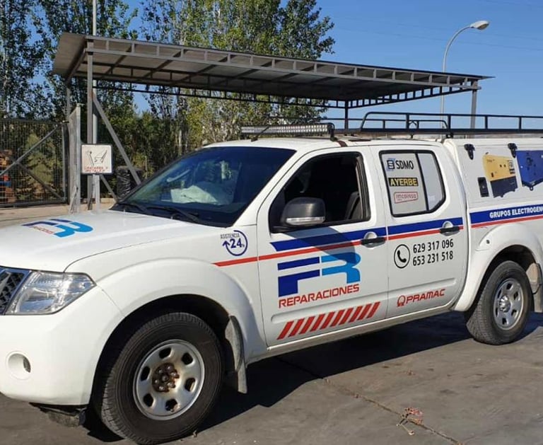 energía de emergencia, realizando mantenimientos, reparaciones, instalaciones de cuadros de control 