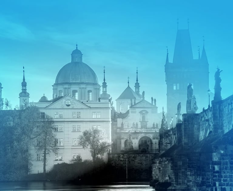 a castle like building with a clock tower in the background