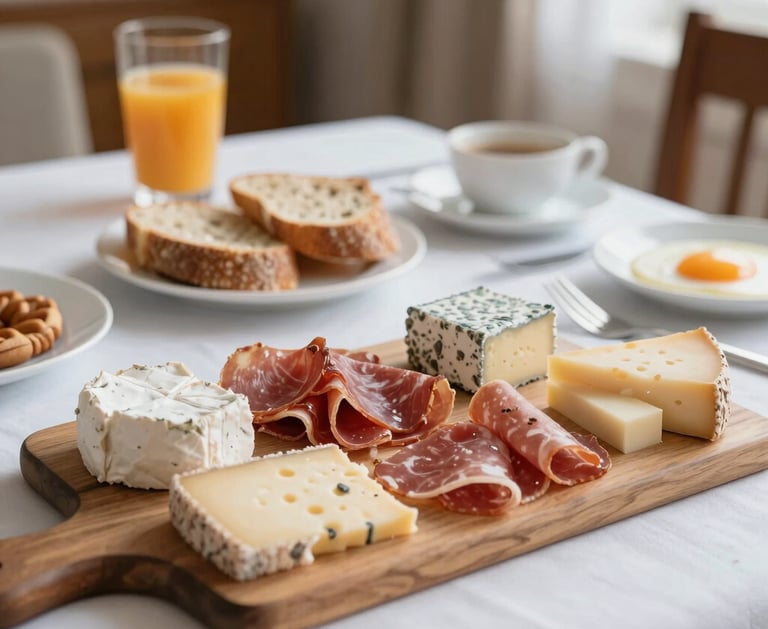 croissant on top of stainless steel tray
