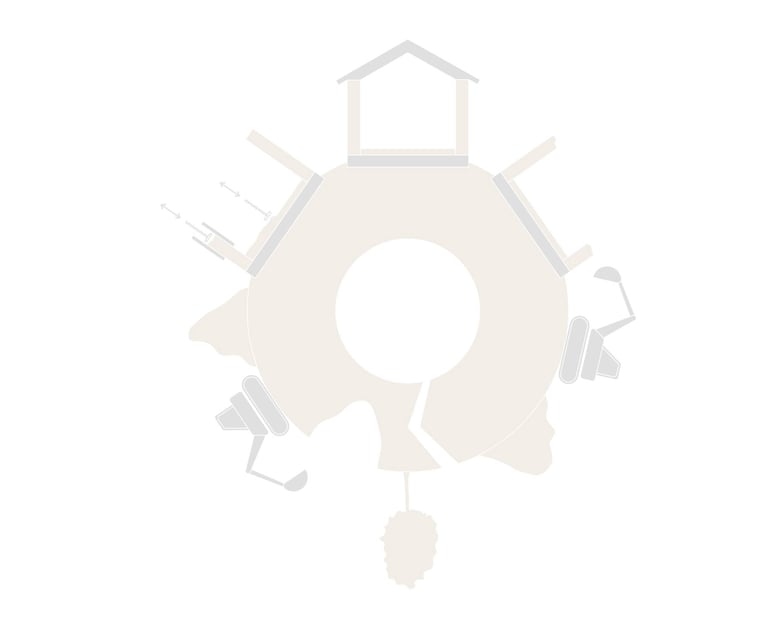 life cycle of earth building info graphics