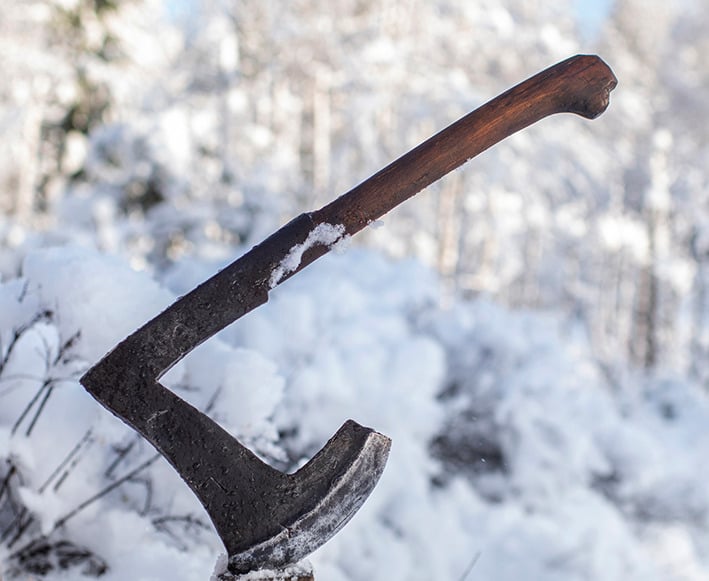 Finnish vintage axes, Finnish axes, kirves, FVA, Scandinavian axe, hewing axe