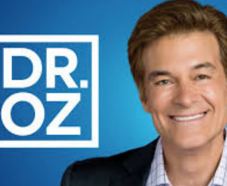 Argireline Serum with Hyaluronic Acid, Acetyl Hexapeptide Dr Oz in a suit and tie smiling