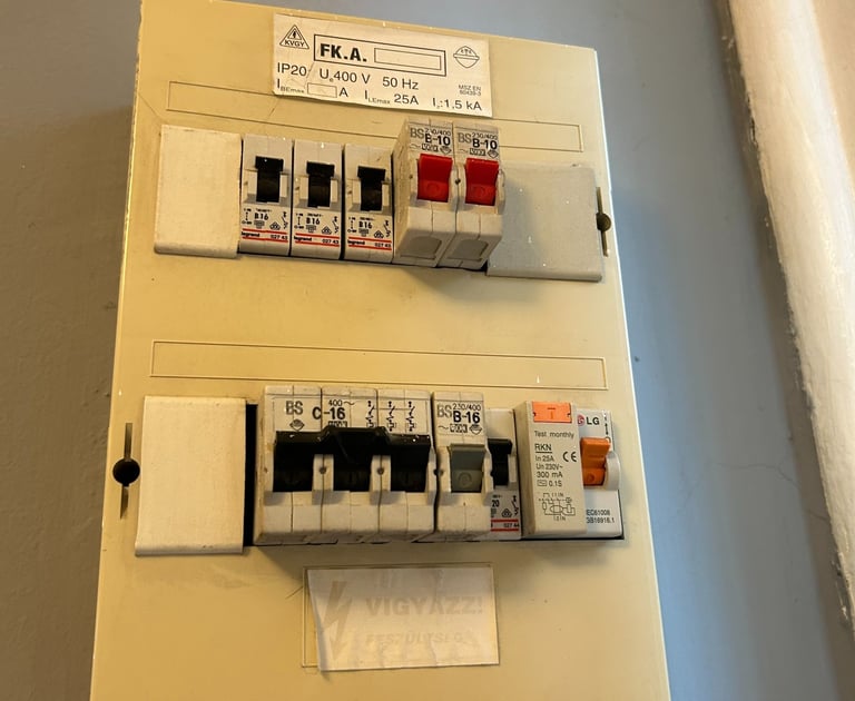 Elektromos hálózat rendszeres ellenőrzése