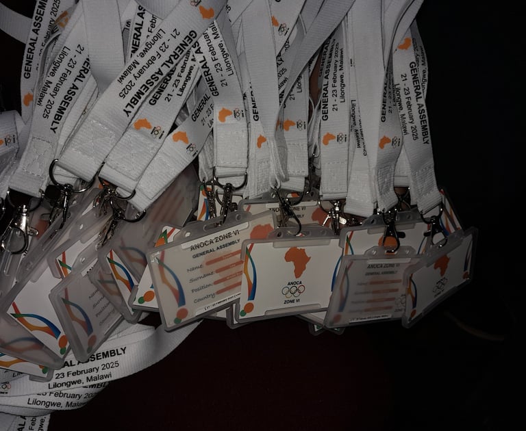 a bunch of custome branded lanyard