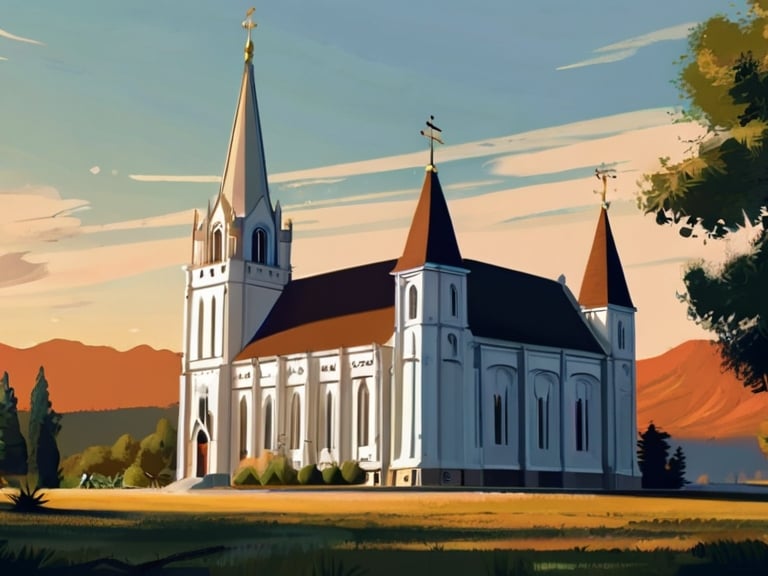 église, bâtiment, temple mormon