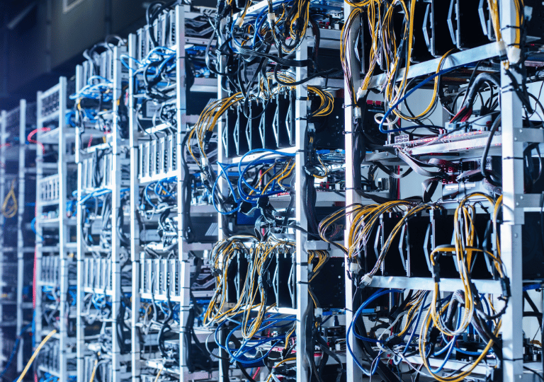 a bunch of wires and wires connected to a computer