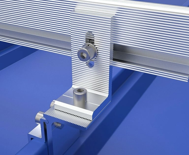 L Foot Metal Roof Solar Mounts