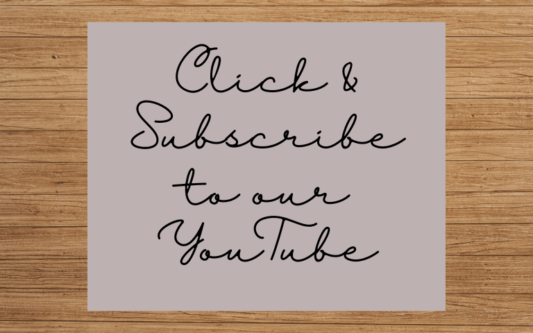 Click & subscribe to our Youtube