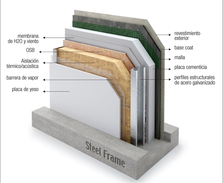 Construcción en steel framing
