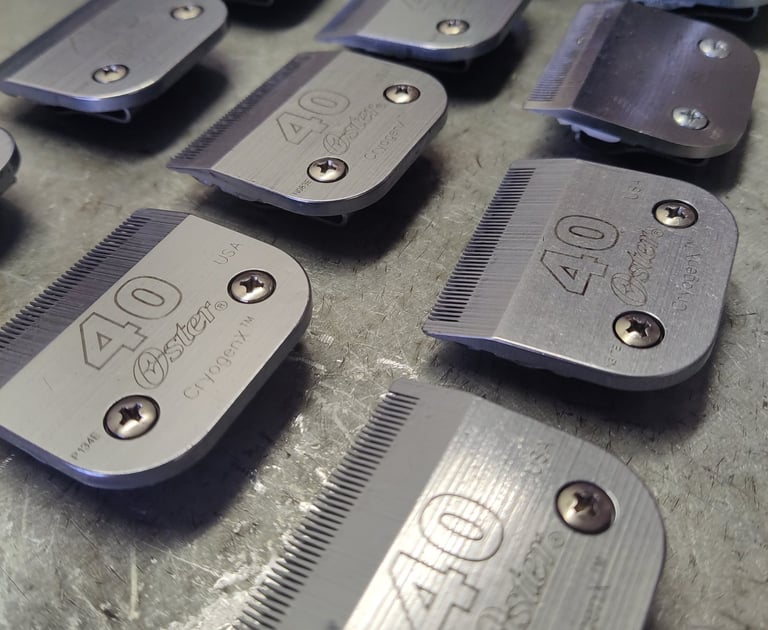 veterinary clipper blade sharpening