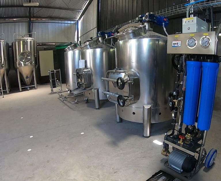 Industria cervecera artesanal - tratamiento de agua