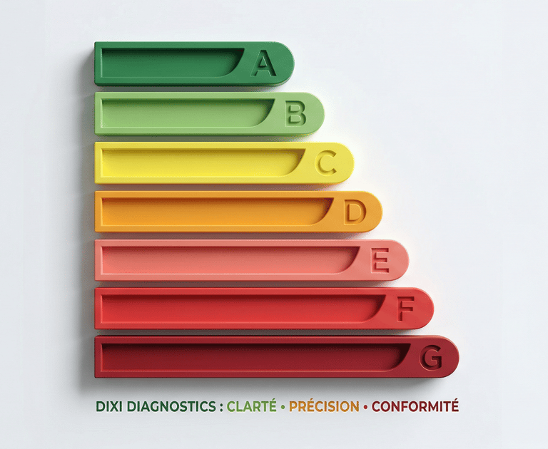 Diagnostic de Performance Énergétique (DPE) réalisé par Dixi Diagnostics dans un appartement à Tourc