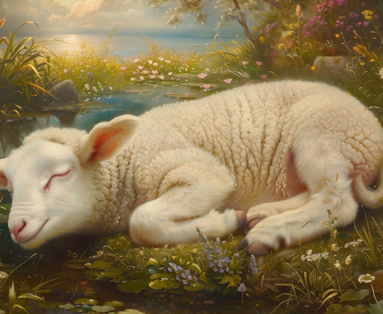 Psalm 23 The Lord is my shepherd safe and secure