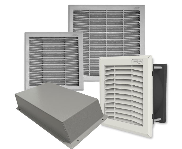 Filter fans, filters and fan cowls