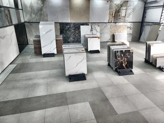 Bespoke porcelain tiles