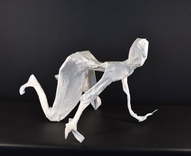 sculpture papier Sète France
