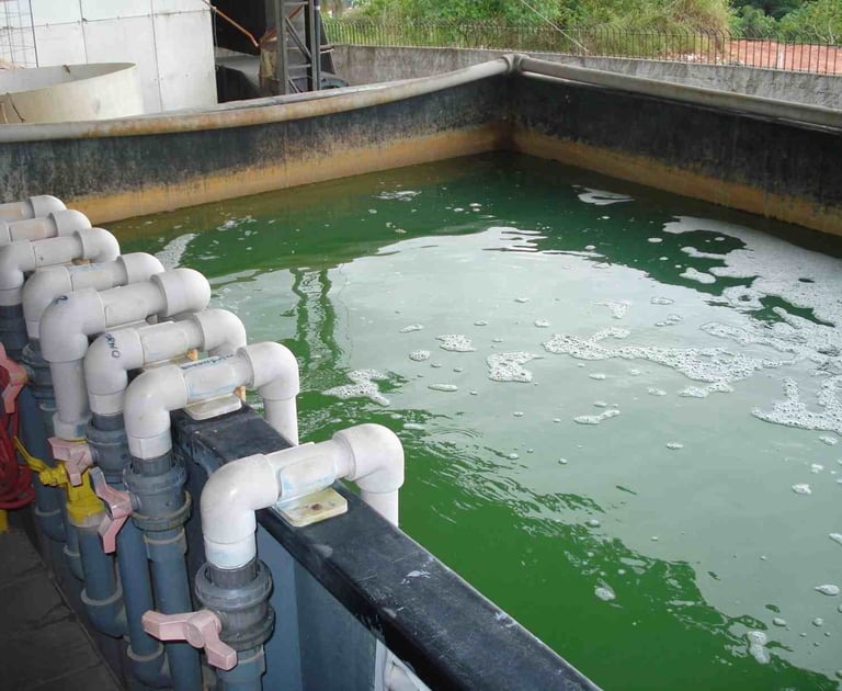 estação de tratamento de efluentes galvânicos