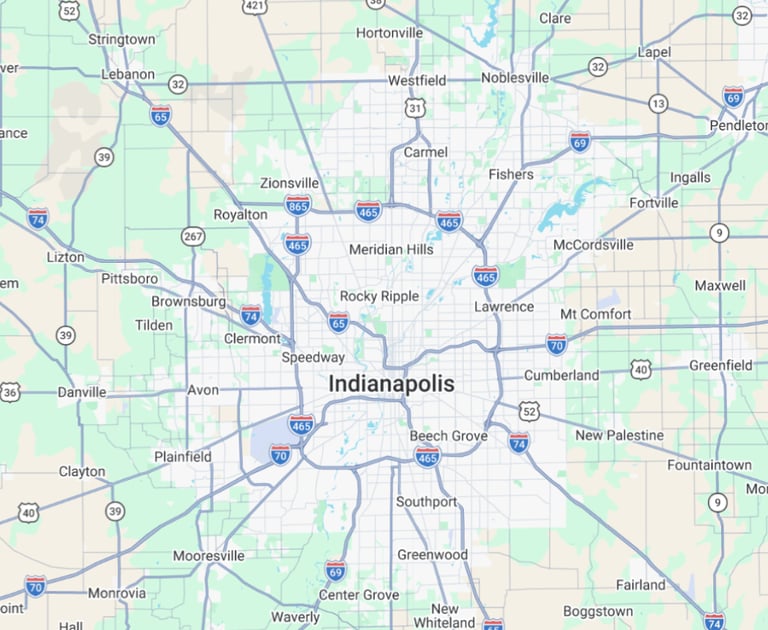 Central Indiana service area