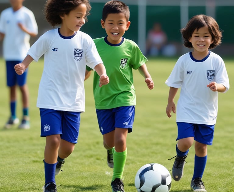Coach guiding a young player through creative moves to develop unique play style.