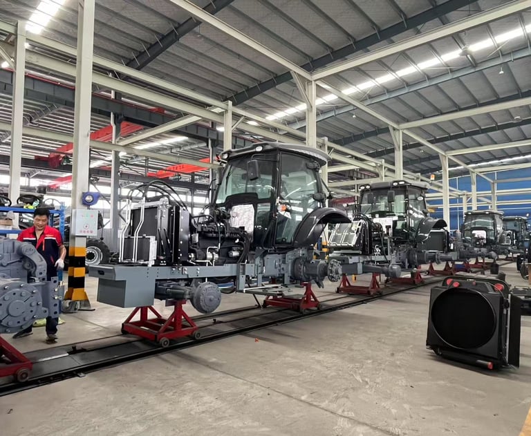 Hongmeng tractor production line