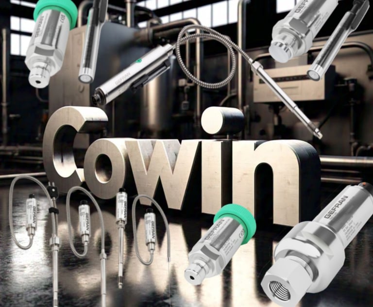 Sensor de pressão gefran