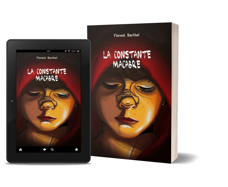 Mockup e-book et broché La constante macabre - Florent Barthel.