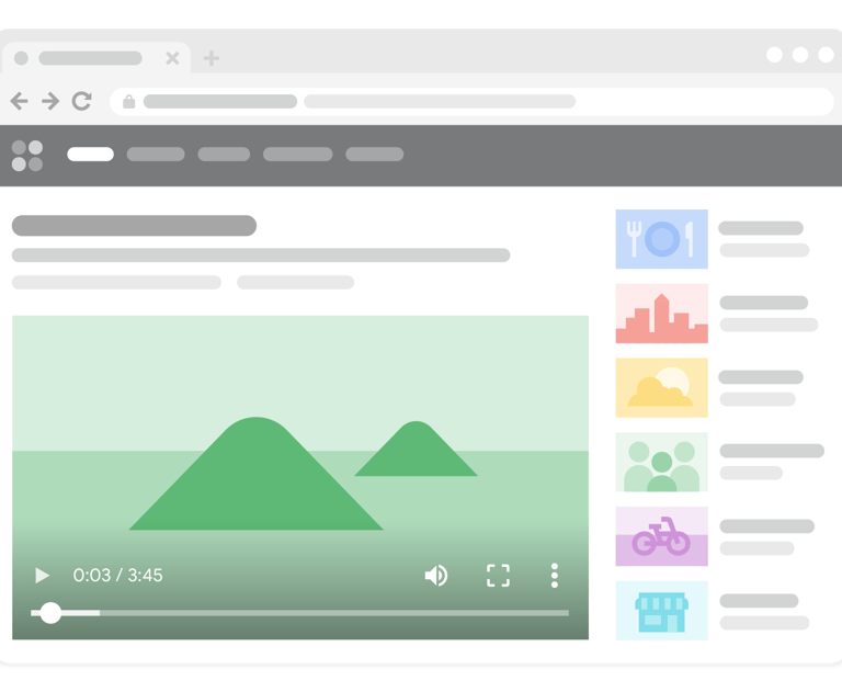 Video mode now only show pages where video is the main content