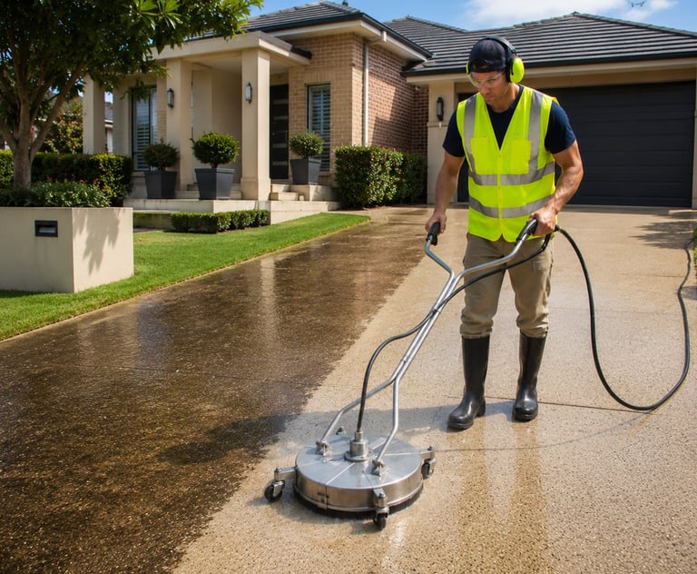 Pressure Cleaning Driveway