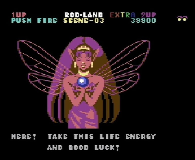 Commodore 64 Rodland Bonus Fairy
