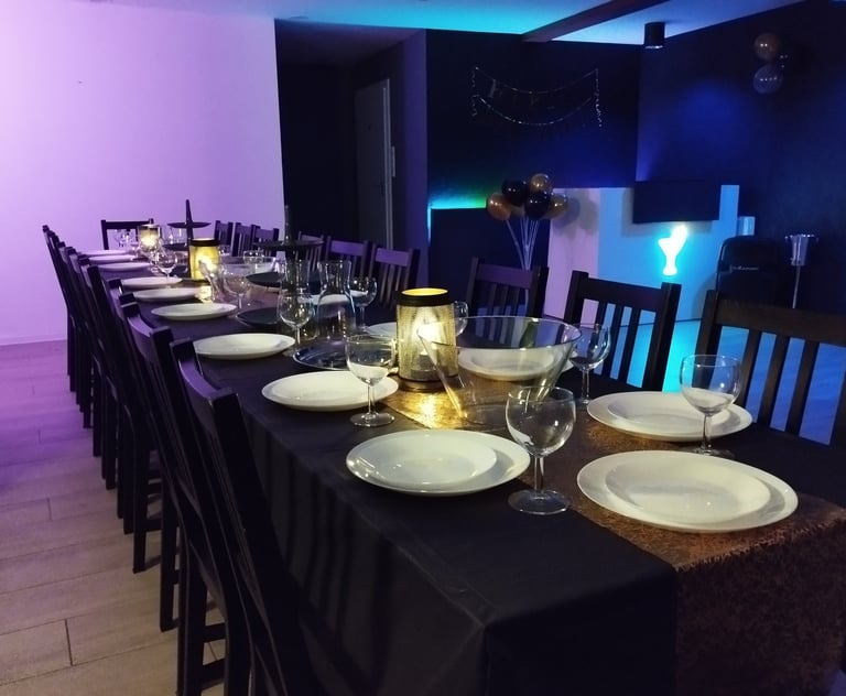 zdjęcie przygotowanego lokalu fosa 26 do imprezy