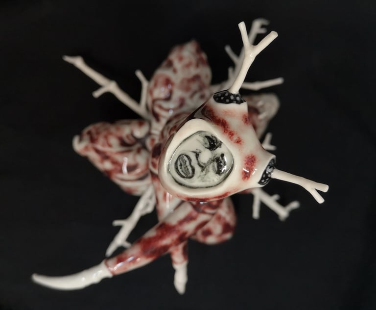 Agnės Šemberaitės ir Milenos Pirštelienės jungtinė keramikos paroda apie neramaus miego fazės sapnus