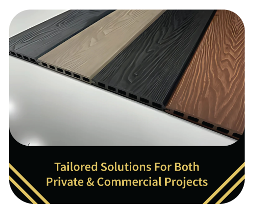 Tailored solutions for both private and commercial projects.
