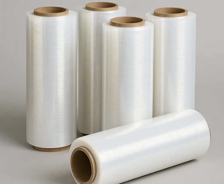 Stretch film ensuring dust and moisture protection during transit